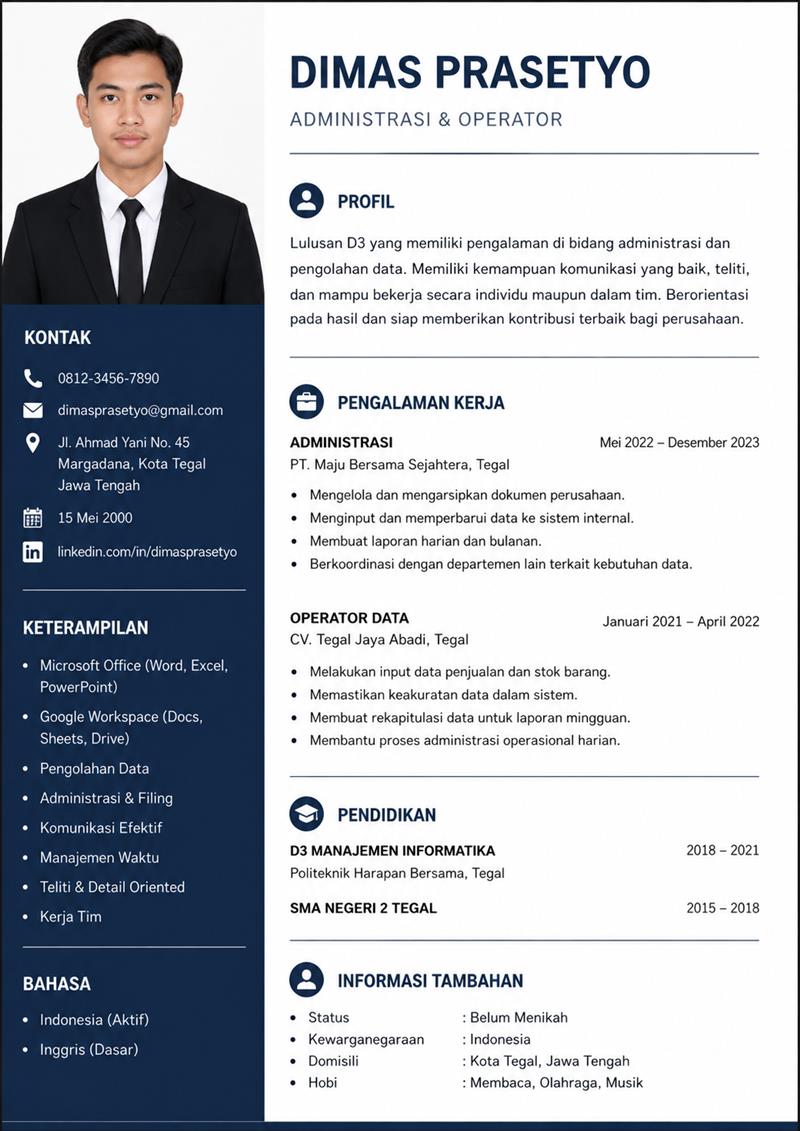 Hasil CV 11
