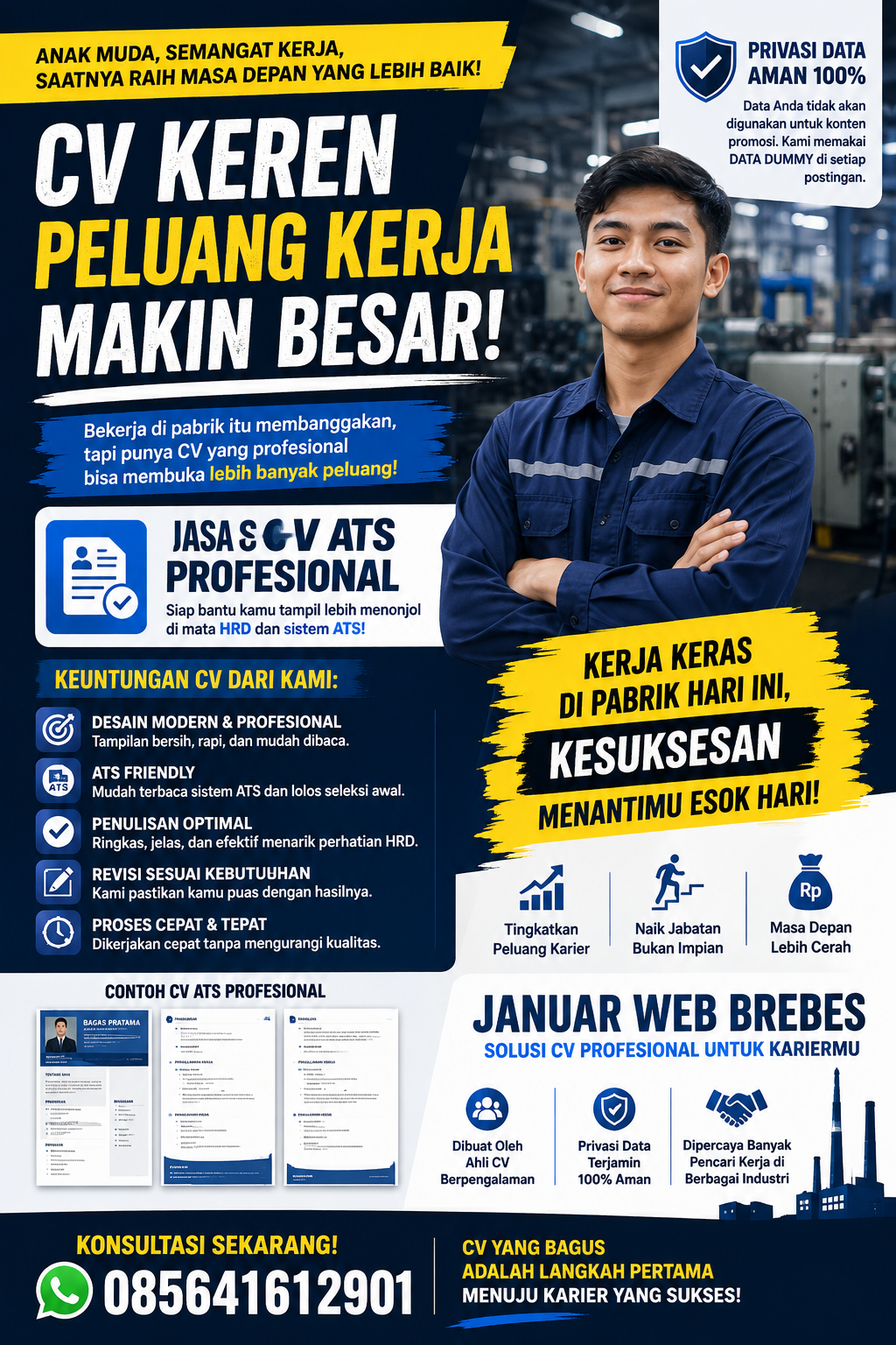 Foto profil Januar Web Brebes - Jasa Pembuatan CV, Portfolio & Website Profesional
